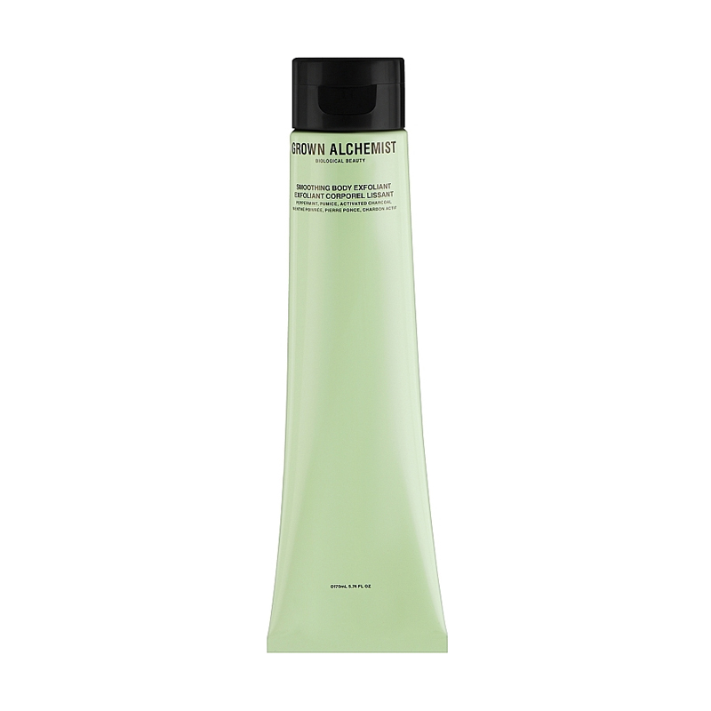 Антицелюлітний ексфоліант для тіла Grown Alchemist Smoothing Body Exfoliant Peppermint, Pumice, Activated Charcoal, 170 мл
